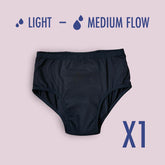 Reusable Period Panty KIT - SET OF 2 - Heavy flow & Medium flow - Absorbs upto 4 and 6 pads of flow